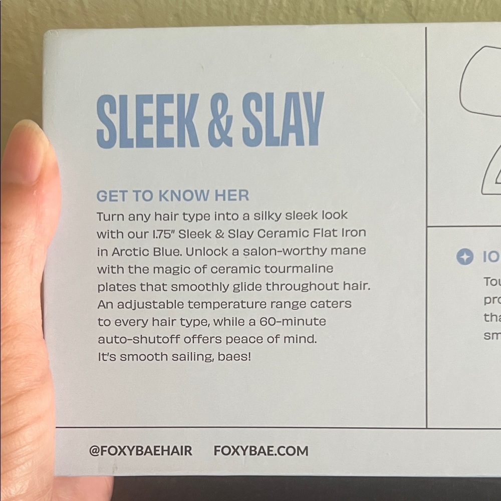 # 1173+ FoxyBae Sleek & Slay Ceramic Flat Iron - Picture 4 of 13